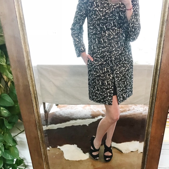 Black & White J. Crew Duster - Picture 3 of 8